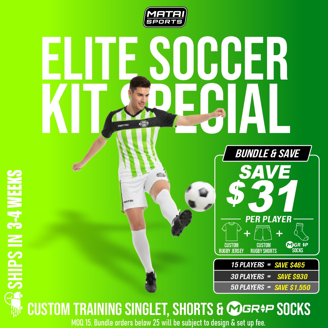 Elite Soccer Kit Bundles - White 1