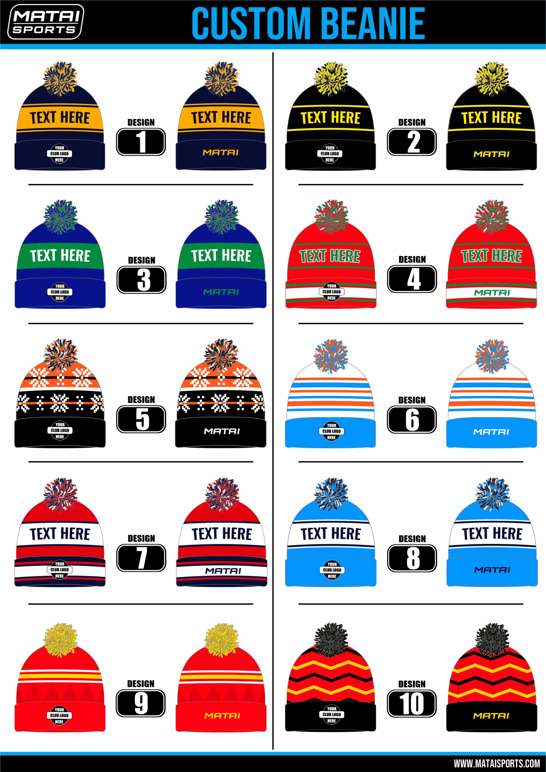 Beanie Design Catalogue 1-10