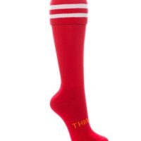 red-with-2-white-stripes