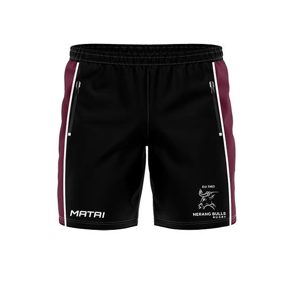 Nerang Rugby Pro Training Shorts Front PNG