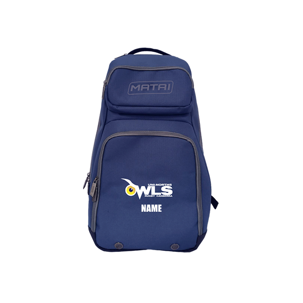 Owls PERFORMANCE BACK PACK front PNG