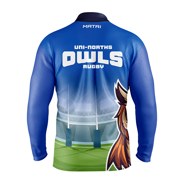 Owls PRO SUBLIMATED FISHING SHIRT OP2 back PNG