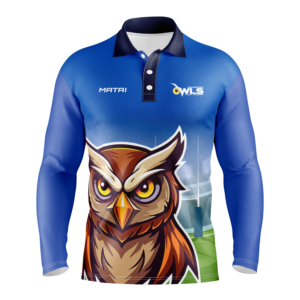 Uni-Norths Owls Rugby - Pro Sublimated Fishing Shirt