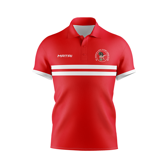St George ELITE SUBLIMATED POLO SHIRT front PNG