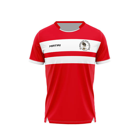 St George ELITE SUBLIMATED TRAINING SHIRT front PNG