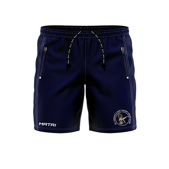 St George PRO TRAINING SHORTS front png
