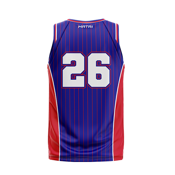 Wynnum ELITE BASKETBALL SINGLET back PNG