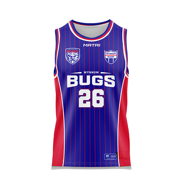 Wynnum ELITE BASKETBALL SINGLET front PNG