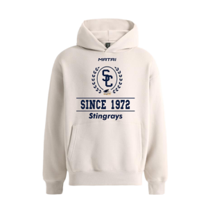Stingrays - Sports Lifestyle Oversized Hoodie - Bone